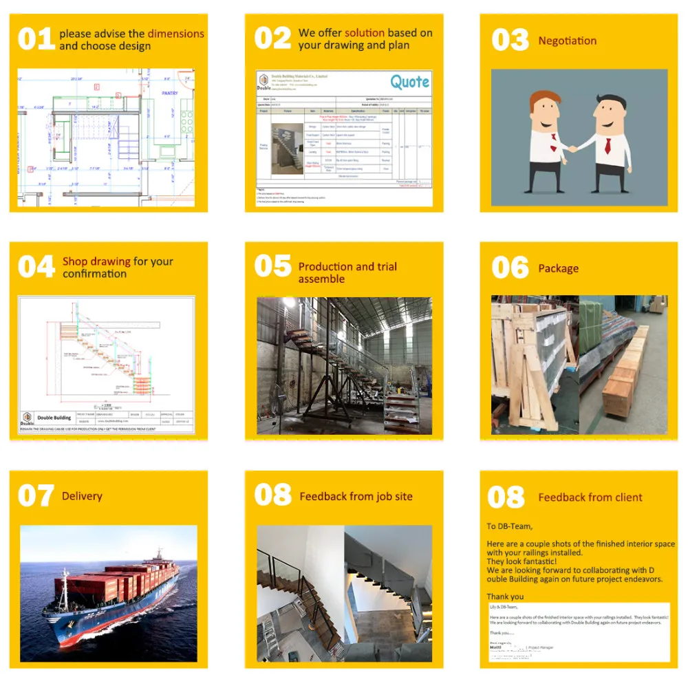 Modern and invisible stringer high quality timber with LED floating staircase from Foshan stairs factory supplier