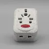 Electrical plastic 3 pin socket 13A british multi wall adapter plug