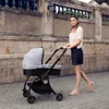 2017Baby strollers 4 wheels,light weight stroller,good for kids growth and development,high seat buggy,EN1888/ASTMF833/CMC, good