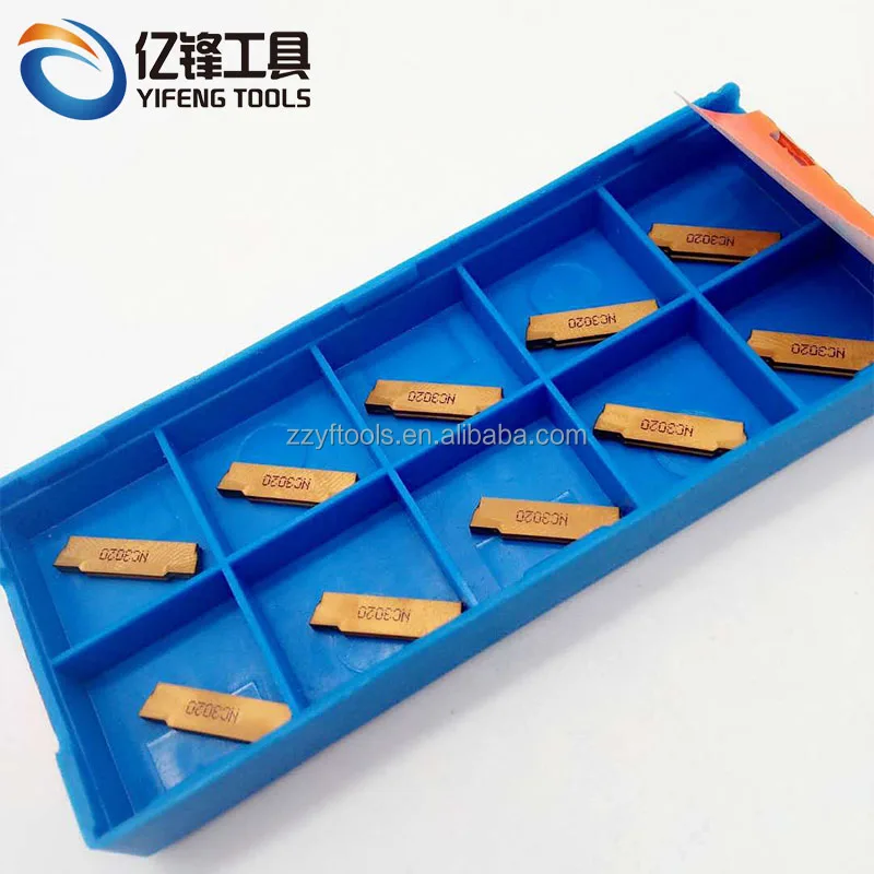 10pcs MGMN200-G K10 CNC Grooving inserts cutting tool carbide blade for aluminum