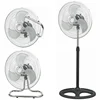 18 inch (40cm) 3 in 1 Stand Fan with Rotary Switch Control Stand/Table/Wall Fan 3 in 1