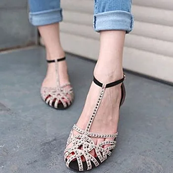 2015 Wholesale Fashion Flat Sandal Shoe 