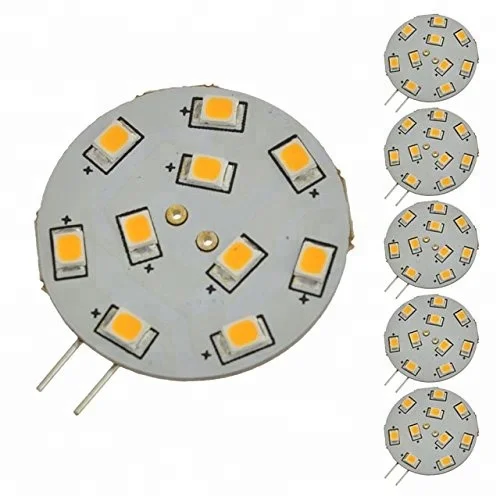 G4 サイドピンハロゲン交換電球 JC ベース LED ディスク G4 電球 rv キャンピングカートレーラーキャンピングカー景観照明