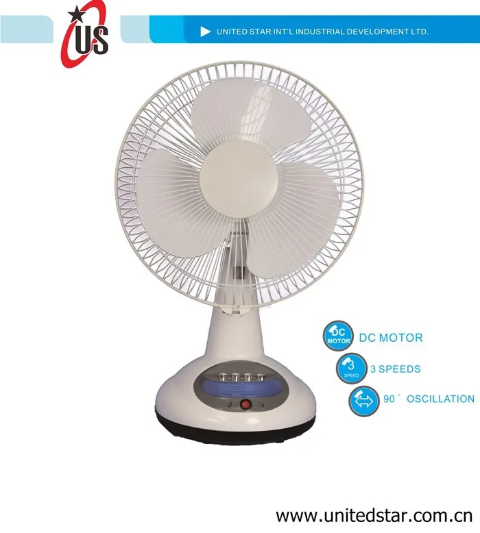 12/16" Ac/dc Rechargeable Table Fan With Inbuilt Battery Buy 12v Ultrastrong Wind 3 Plastic