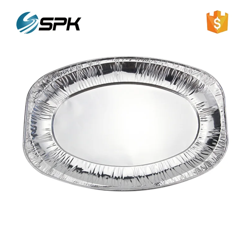 
Disposable aluminium foil oval turkey pan for roaster 