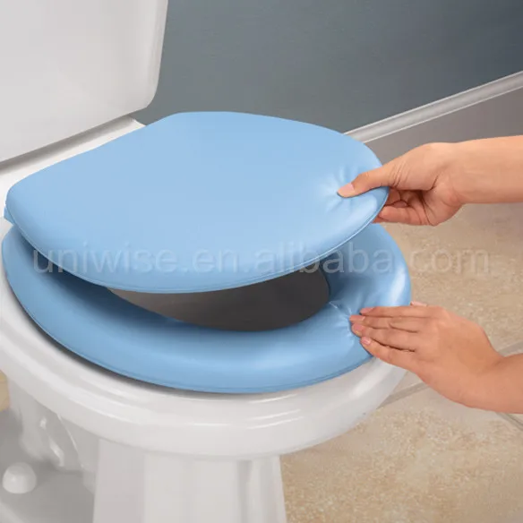 soft toilet seat blue