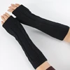 Women Winter Warm Knit Fingerless Gloves Crochet Thumbhole Arm Warmers Gloves