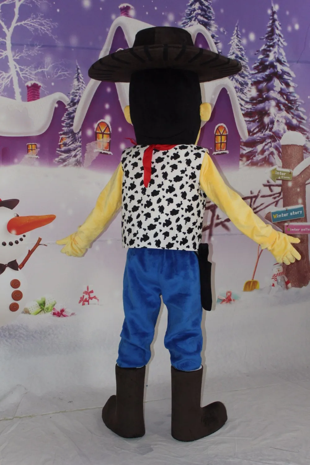 2018 New Arrival! Toy Story Woody Costume Della Mascotte Plush Mascot