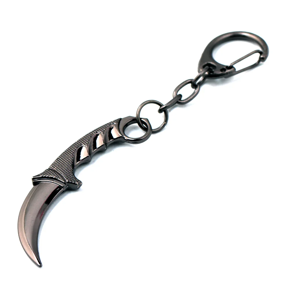 Cs Go Karambit Game Weapon Moon Knife Keychain - Buy Moon Knife ...