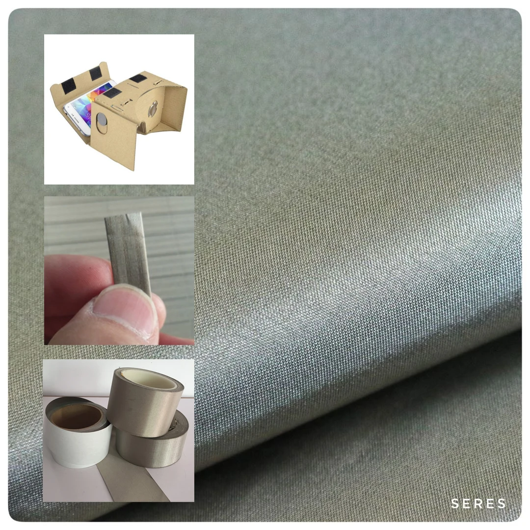 Ni Cu Metalized Conductive Taffeta Fabric For Google Cardboard Vr Buy