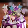 Glitter gold Star shaped New Cake Topper