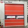 Industry automatic remote control security PVC Plastic Fabric Fast Rolling Up High Speed Shutter Door