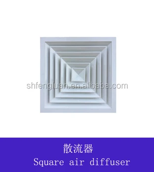 Ceiling Square 4 Way Air Diffuser Register With Damper Buy 4 Ways Air Diffuser Round Ceiling Diffuser Damper Square Air Diffuser With Damper Product