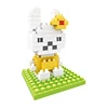 2018 trending high quality diy set kids creative mini cartoon character building block toy