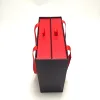 Custom luxury biscuit boxes packaging with handle, textured paper box, fancy paper box