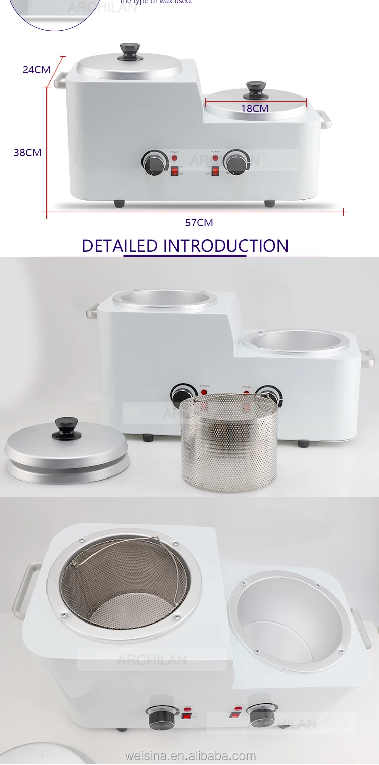 Double Pot Wax Heater Hard Wax Melting Pot Buy Hard Wax Melting Pot