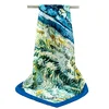 Custom Made Digital Printed On Hangzhou 100% Twill China Silk Scarf