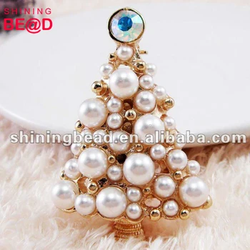 bridal pearl brooch