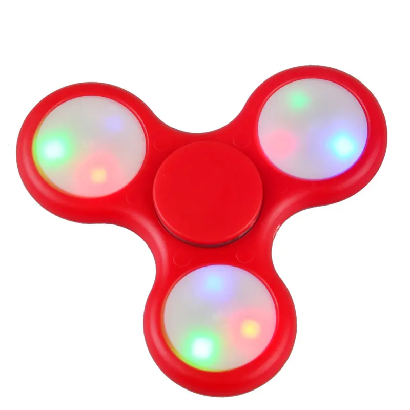 High Quality no Galling Colorful Light LED Hand Finger Fidget Spinner