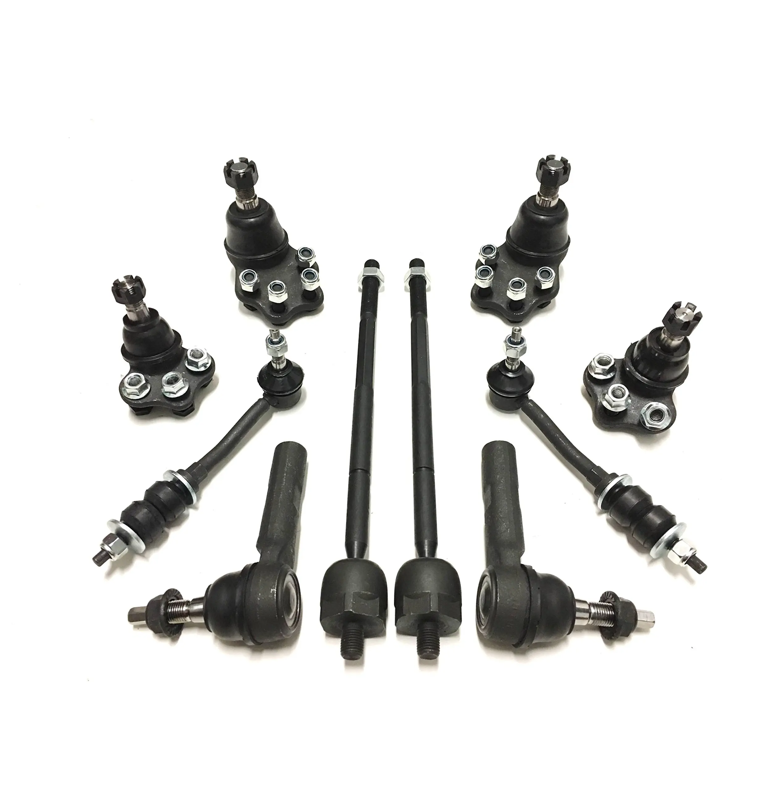 10 Pc Suspension Kit for Dodge Mitsubishi Ram Control Arms,ball joint,Tie Rods