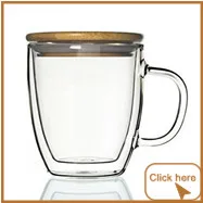 Glass Cup With Lid