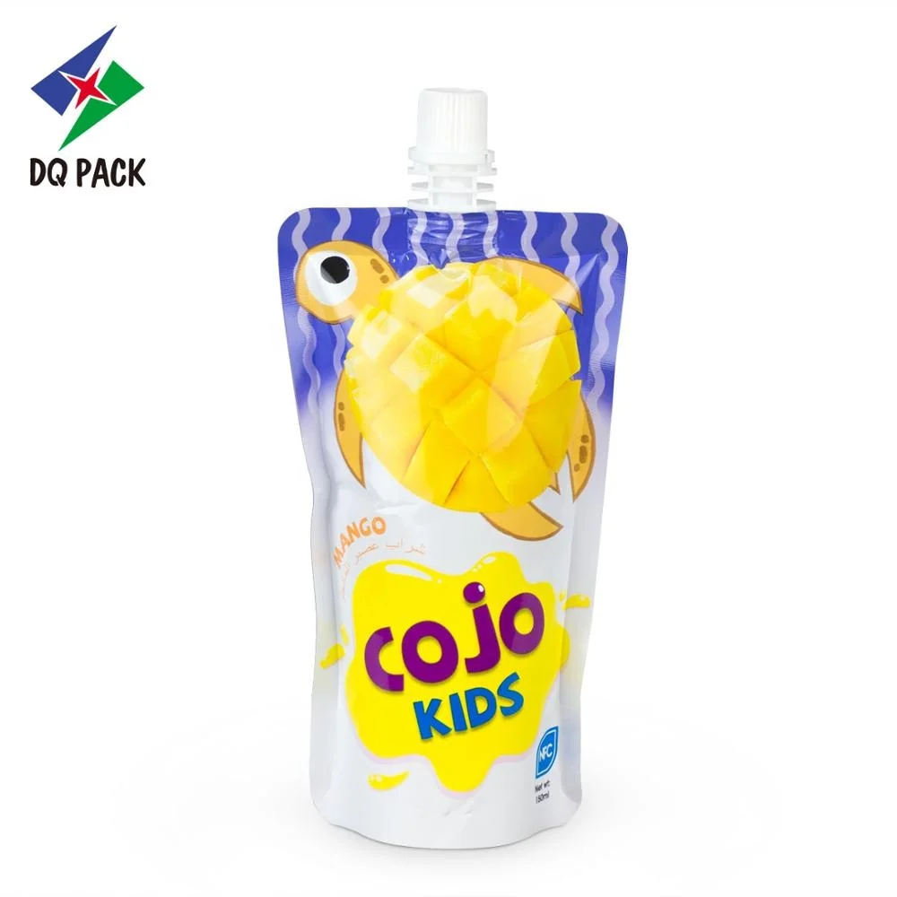 Top Selling Plastic Pineapple Juice Packaging Fruit Pouch With Spout