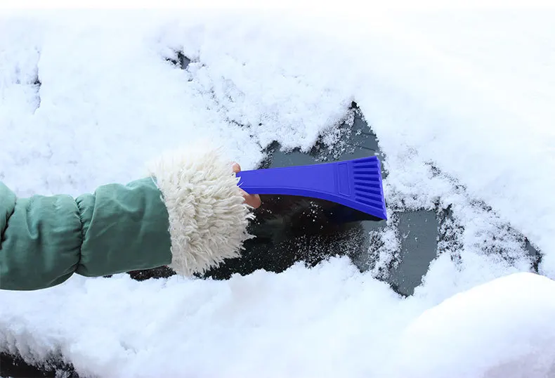 Cheap Mini Plastic strong car Ice Remover Breaker save space Snow scraper Ice Scraper for Car windshield