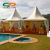 5x10m pyramid tent with white Anti-UV roof covet for swimming pool sun shade
