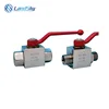 L full flow port globe two position three way high pressure ball valve VH3V-NPT3 / 4 315 500bar carbon stainless brass DN 20mm