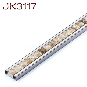 Natural Stone Mosaic Stainless Steel Marble Border Tile Wall Natural Stone Mosaic Stainless Steel Marble Border Tile Wall Floor Trim