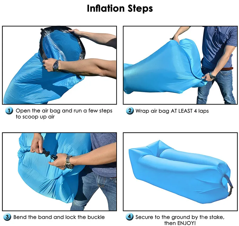 Indoor/ Outdoor/ Camping/ Beach Inflatable Lounger Sofa Waterproof