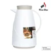 Niceone. 2019 cheap price white thermos with glass inside plastic flask for coffee