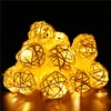 Outdoor Decorative Halloween Hollow Out Christmas Ball Led String Light
