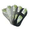Pack-5 Solid Invisible Anti - odor Basics Crew Ankle Boat Liner Socks Bamboo No Show Socks