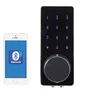 Electronic deadbolt touch screen smart door lock