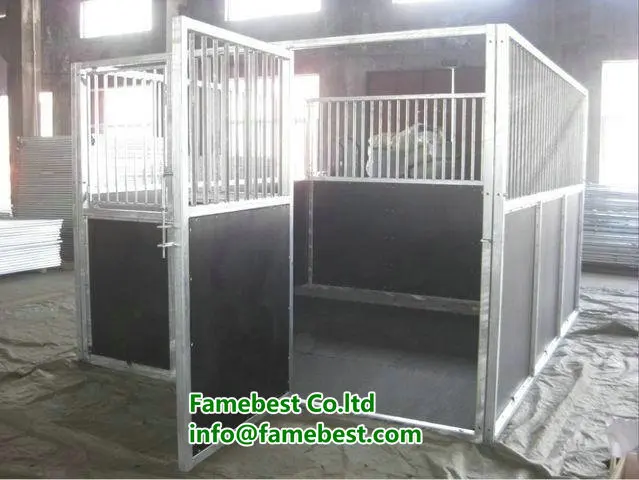 Horse Stable Front Panel With Plastic Kick Panels Horse Stall