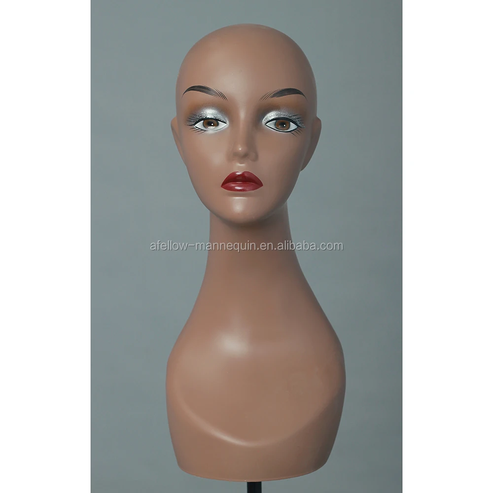 Wholesale African American Mannequin Head For Wig And Jewelry Display