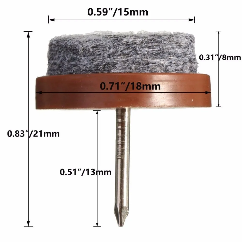 Round Heavy Duty Nailon Antisliding Felt Pad For Furniture Chair