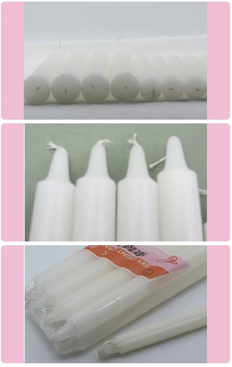 Ethiopia Candle Paraffin Wax Candles Wholesale White Stick Candle Buy