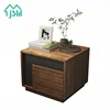 Hot sell italian design elegant home furniture bedside cabinet solid wood night table