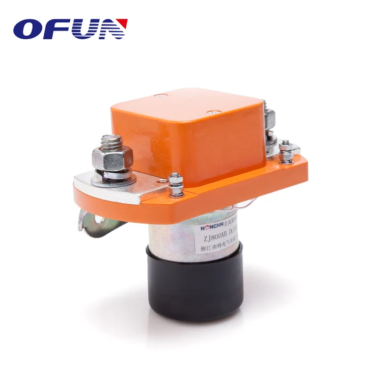 OFUN Forklift Truck Waterproof 12 Volt 800A Contactor Relay For Electronic