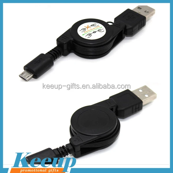 Promotional micro usb extension cable usb data cable reel - ANKUX.COM