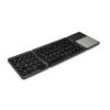 3 System Compatible Foldable Collapsible Bluetooth 3.0 Wireless Keyboard With Touchpad
