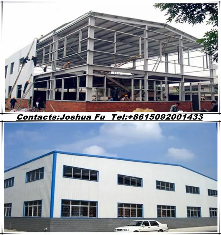 Large space steel structure warehouse