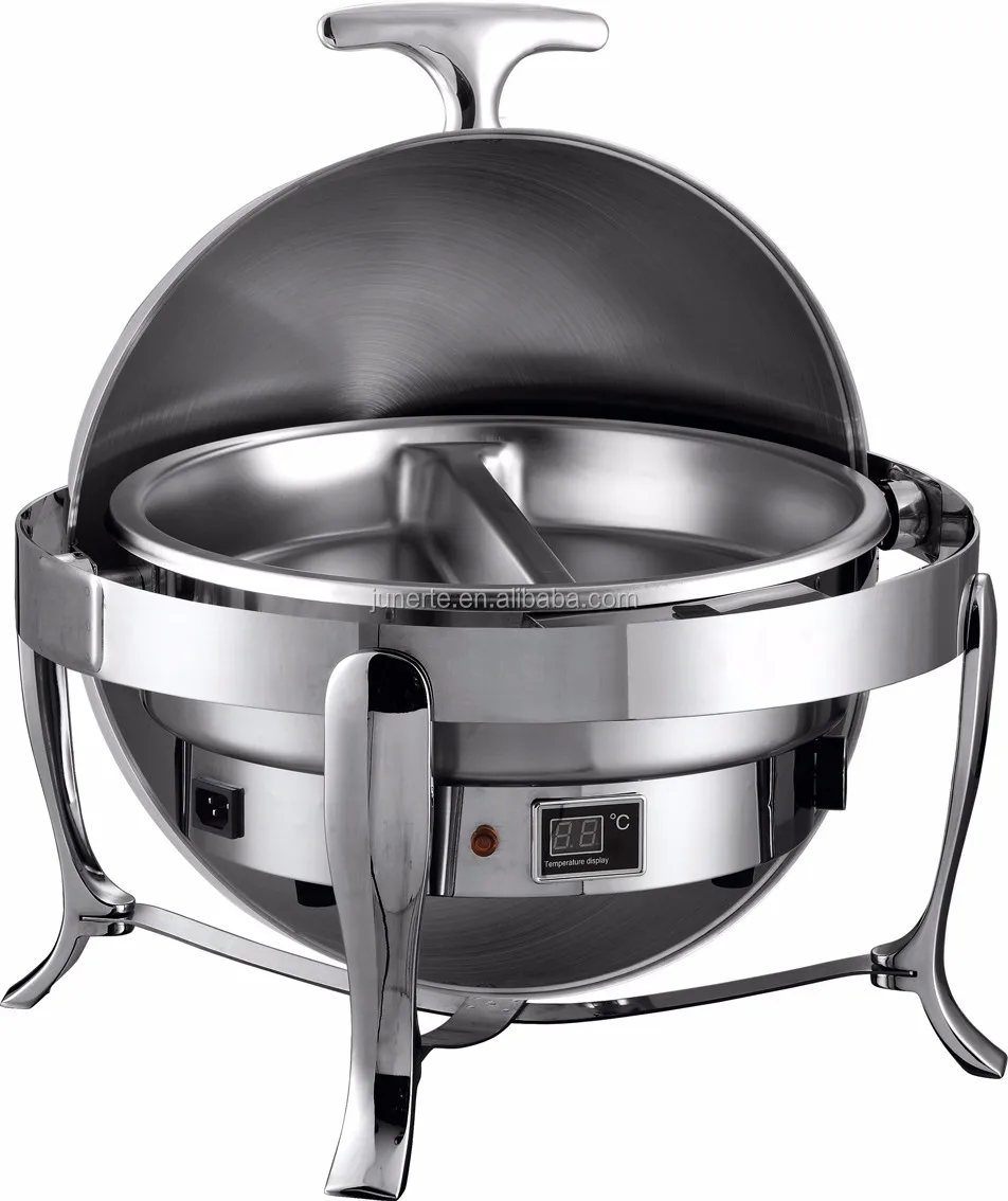 2018 New Style Round Stainless Steel Food Warmer Roll Up Cover With