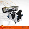 Independent development software and hardware for car driving simulator with 3 screens 1:1 full size formula