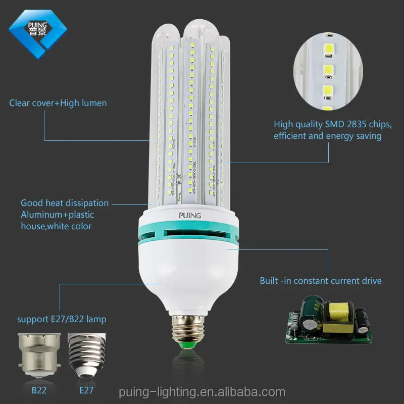 New Product Led Bulb Vs Cfl Bulb 360degree 2u 3u 4u 3w32w Led Energy