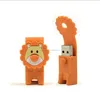 PVC lion Cartoon Character USB Flash Drive, Newest button design gift USB disk