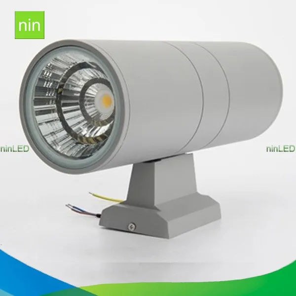 IP65ลูกบาศก์ปรับพื้นผิวติดตั้งไฟ Led กลางแจ้ง,นำแสงผนังกลางแจ้ง,ขึ้นลงนำโคมไฟติดผนัง