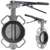 Bundor ss304 butterfly valve Direct manufacturers PN16 hand lever wafer butterfly valve